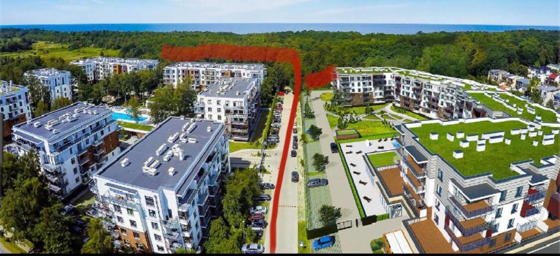 Blue Mare Tropical Polanki Park E208, 350 M Apartment Kolberg